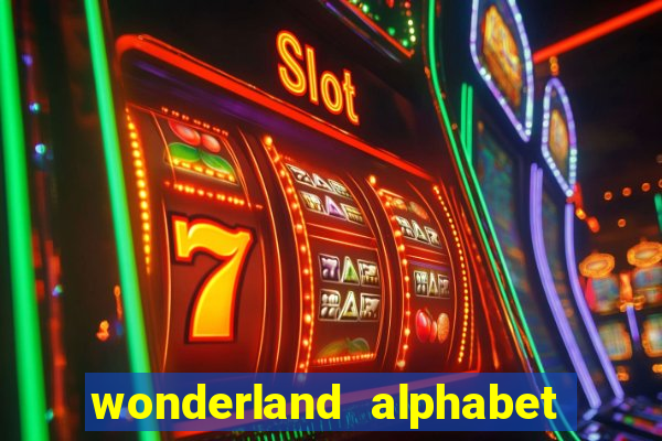 wonderland alphabet comic studio